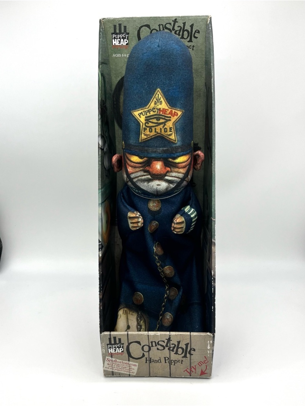 Puppet Heap Playthings Constable Police Officer 16” Hand Puppet Toy NRFB